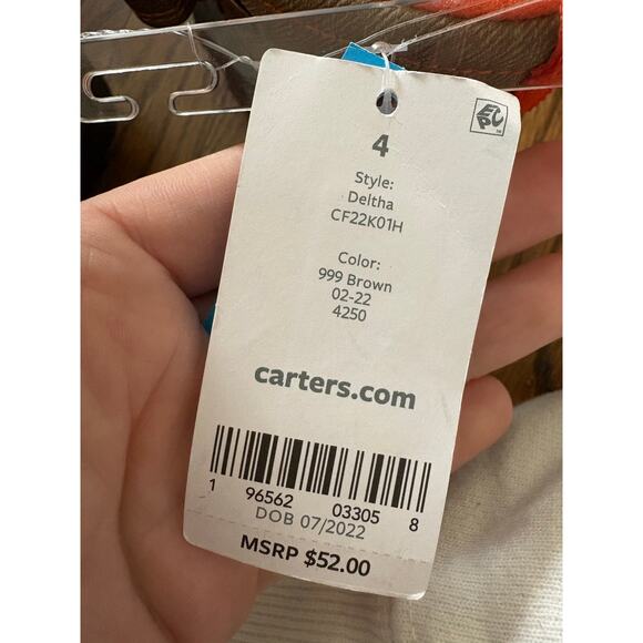 New CARTERS Deltha Snow Boots Size 4 Toddler - Picture 2 of 5